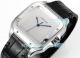 Swiss Copy THB Cartier Santos de Cartier Gray Dial Leather Strap Watch (6)_th.jpg